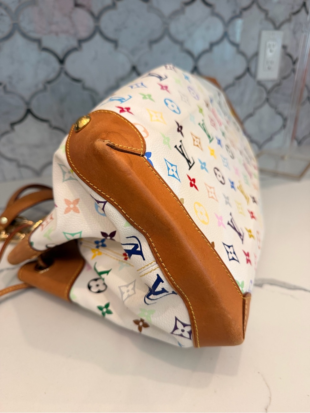 Louis Vuitton Monogram Murakami Ursula Shoulder Bag - Picture 9 of 9